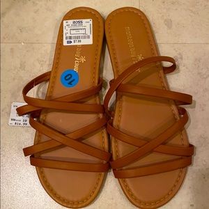 Brown sandals